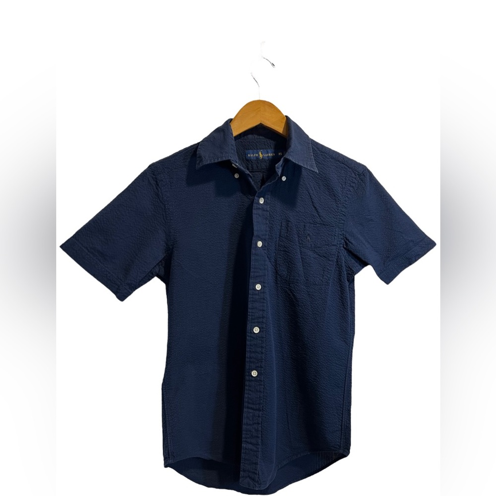 Polo Ralph Lauren Solid Linen Short Sleeve Woven Shirt